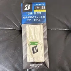 BRIDGESTONE TOUR GLOVE ホワイト 25