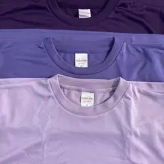 unitedathle 5900-01 ドライtシャツ　紫Mサイズ 3枚　まとめ
