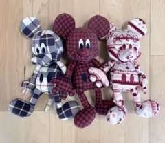 UNIQLOミッキーマウス ぬいぐるみ 3体