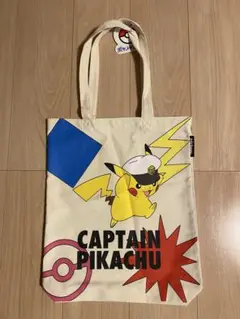 ポケモン　ポケットモンスター　ピカチュウ　キャプテンピカチュウ トートバッグ