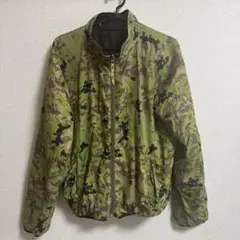 迷彩 ナイロン ジップアップジャケット