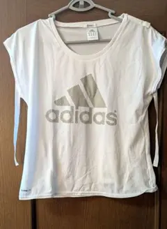adidas ホワイト 半袖Tシャツ