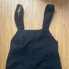 イエナ　モールスキン　タイトサロペットワンピース