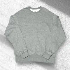 SR様 美品 RETOUCH レタッチ クールネック スウェット L グレー
