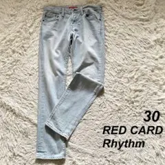 【美品】RED CARD デニムパンツ Rhythm 30