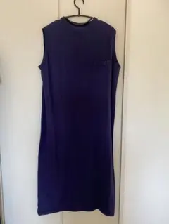 Goodwear ノースリーブワンピース M 紫