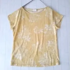 Graceful Days Tシャツ 麻さか トップス L 花柄