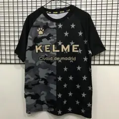 A559 KELME 半袖　メッシュ　ポリエステル　迷彩/星　ブラック Ｓ