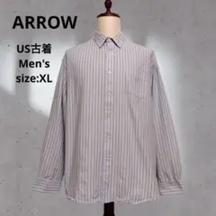 ARROW ボタンダウンシャツ size:XL US古着 アメカジ