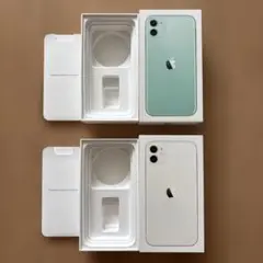 空箱　Apple iPhone 11 64GB ミントグリーン ホワイト