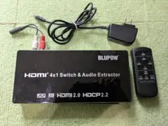 BLUPOW HDMIマトリックス セレクター　HDMI切替器　4入力1出力