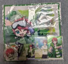 からぴち　じゃぱぱセット　1番くじタオル、カード、ガチャガチャキーホルダー