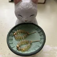 18金オパールピアス値下げ！