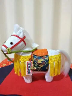 手作り木目込干支「午(うま)」置物③