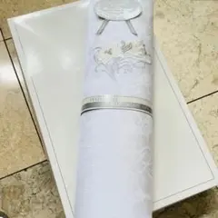 【新品】綿100% 花柄刺繍 フラットシーツ 150×250cm 双糸使用