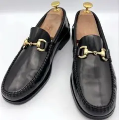【美品】 ARTESANOS アルテサノス ビットローファー ブラック 24cm