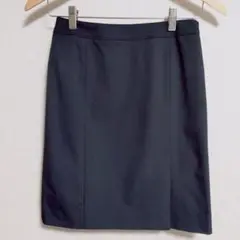 値下げ！【新品未使用】クミキョクファム タイトスカート 膝丈 無地 黒