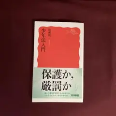 少年法入門 原嶋健二 岩波新書