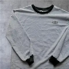 MBT【Mサイズ】SIMPSICHIC ストライプ長袖Tシャツ 韓国 Y2K