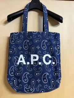 A.P.C. ペイズリー柄トートバッグ