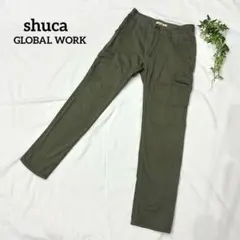 【売り切れ必至♪】シュカ　グローバルワーク　カーゴパンツ　カーキ　M