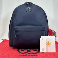 【試着のみ/新品同様】トリーバーチ リュック 2way レザー ネイビー 肩掛け