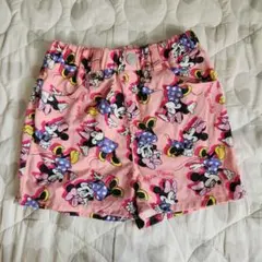 しまむらリトシーlittcディズニーdisneyミニーマウスデニムショートパンツ