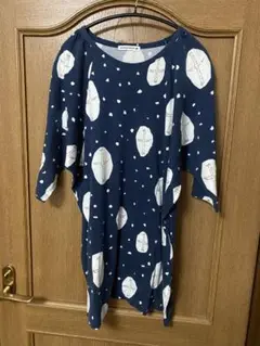 【美品】ミナペルホネン チュニック 36 ネイビー ミナペルホネン ブラウス choucho サイズ36 ネイビーjouetie‬