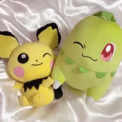 ポケモン ポケットモンスター プライズ UFOキャッチャー ピチュー チコリータ