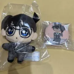 探偵 ぬいぐるみ バッジ セット