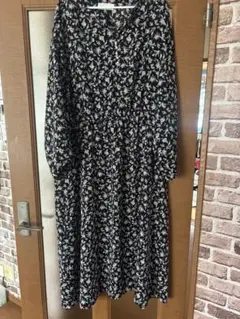 花柄ロングワンピース5-6Lサイズ