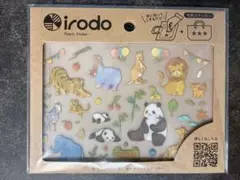 【新品】irodo 布用転写シール(アニマル)