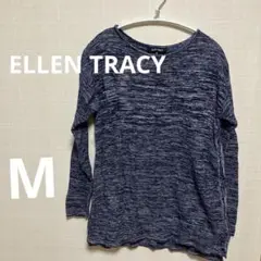 ELLEN TRACY デニムブルー 【M】長袖カットソー