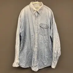L.L.Bean デニムシャツ Ｌサイズ　Made in Maulitius