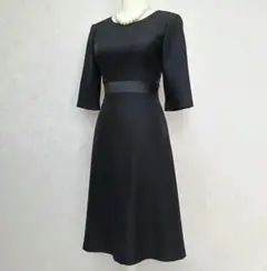 希少サイズ 東京ソワール Social Time 喪服 礼服 ワンピース 5号