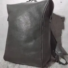 【美品 限定色】土屋鞄　トーンオイルヌメ　ソフトミディアム　バックパック　グレー