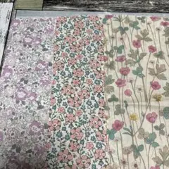 リバティ 20cm角×3枚セット