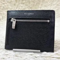 【未使用】ペッレモルビダ 二つ折り財布 コンパクトウォレット ブラック 黒