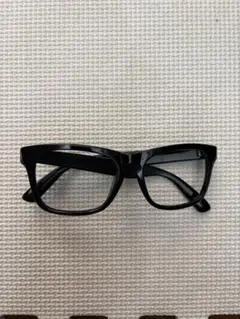 黒縁 メガネ だてめがね フレームのみ ユニセックス