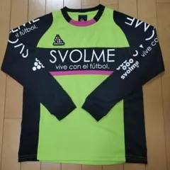 svolme 長袖ウェア 蛍光グリーン/黒