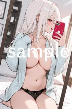 ポスター A4 AI美女部屋着 セクシー 送料込み 高画質 Z196