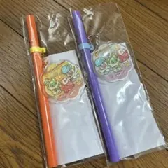 ポケモンカフェ　ストローチャーム2種