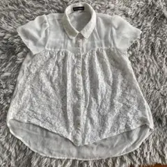 お値下げ❣️Sorridere フレンチ袖シャツ ホワイト