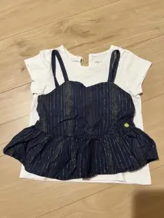 kate spade New York ケイトスペード　重ね着Tシャツ　100