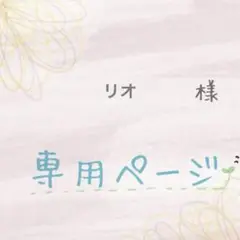 【専用ページ】他の方ご購入をお控えください