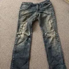 lounge lizard ストレートパンツ サイズ3 クラッシュ