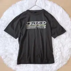 PIKO⭕️ピコ　半袖Tシャツ　黒　ロゴ　サーフィン　海　メッシュ　LL 大きい