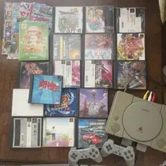 【動作確認済】PlayStation (PS1) 本体とゲームソフトセット
