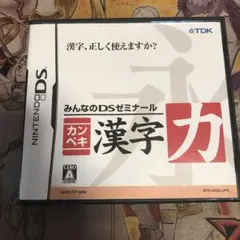 カンペキ漢字力　DS ソフト