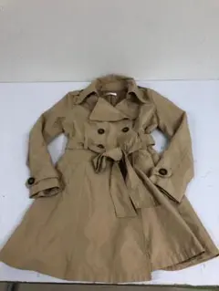 JINTY★トレンチコート　スプリングコート　ロングジャケット★L★ベージュ